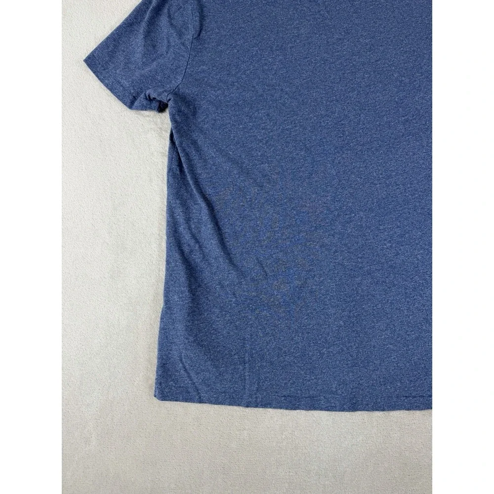 Polo Ralph Lauren Custom Slim Fit T Shirt Mens Large Blue Heather Pony Logo‎ Tee